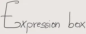 Expression box